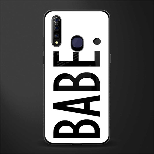 babe glass case for vivo z1 pro image