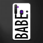 babe glass case for realme 5 image