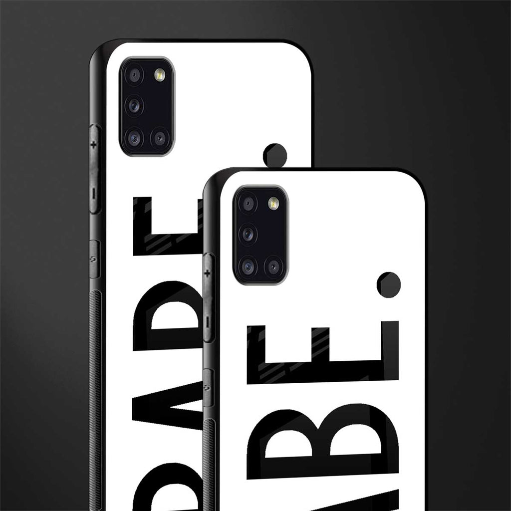 babe glass case for samsung galaxy a31 image-2