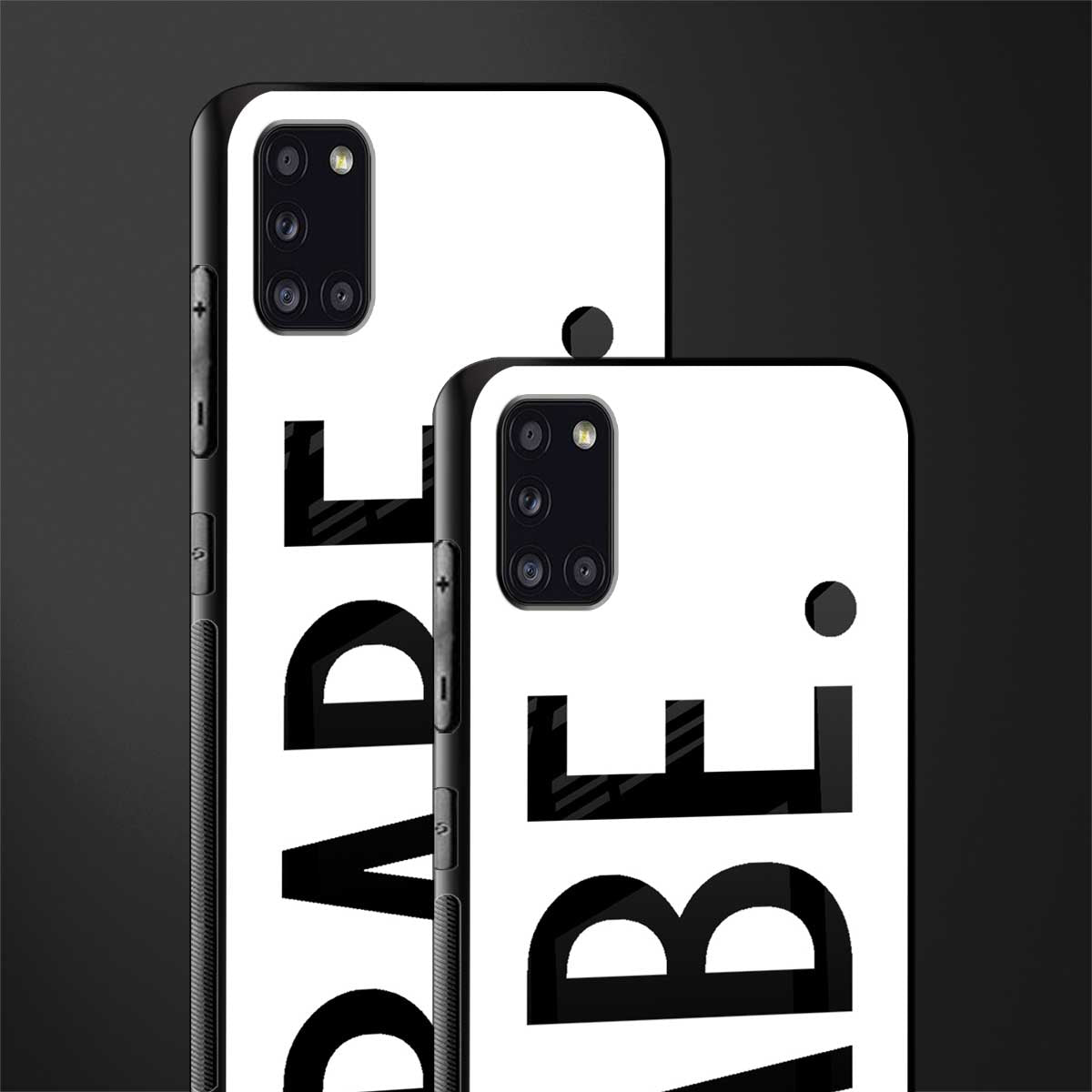babe glass case for samsung galaxy a31 image-2
