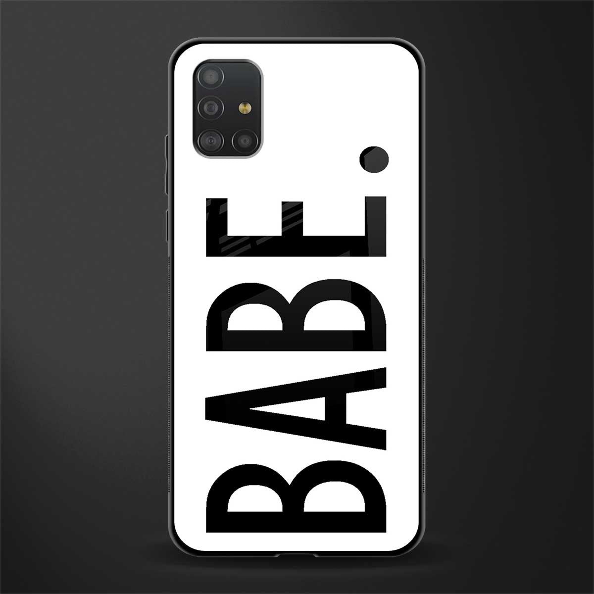 babe glass case for samsung galaxy a51 image