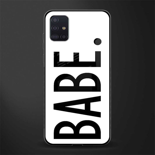 babe glass case for samsung galaxy a71 image