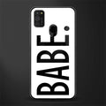 babe glass case for samsung galaxy m30s image