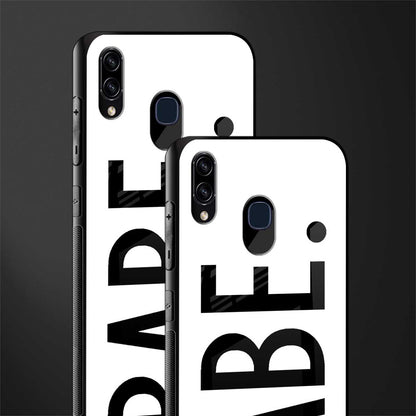 babe glass case for samsung galaxy a30 image-2
