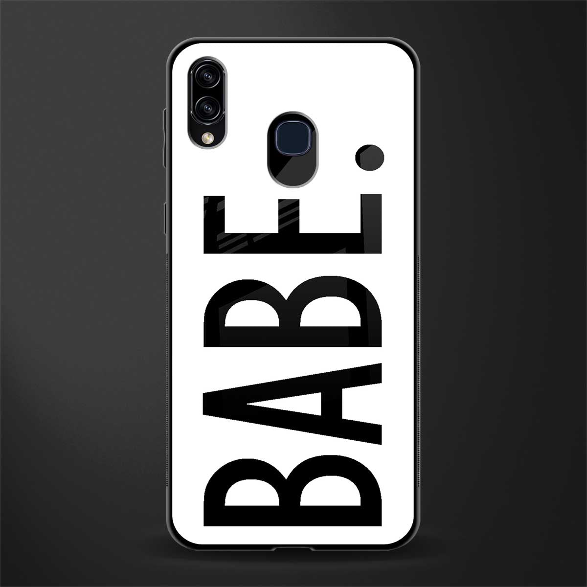 babe glass case for samsung galaxy m10s image