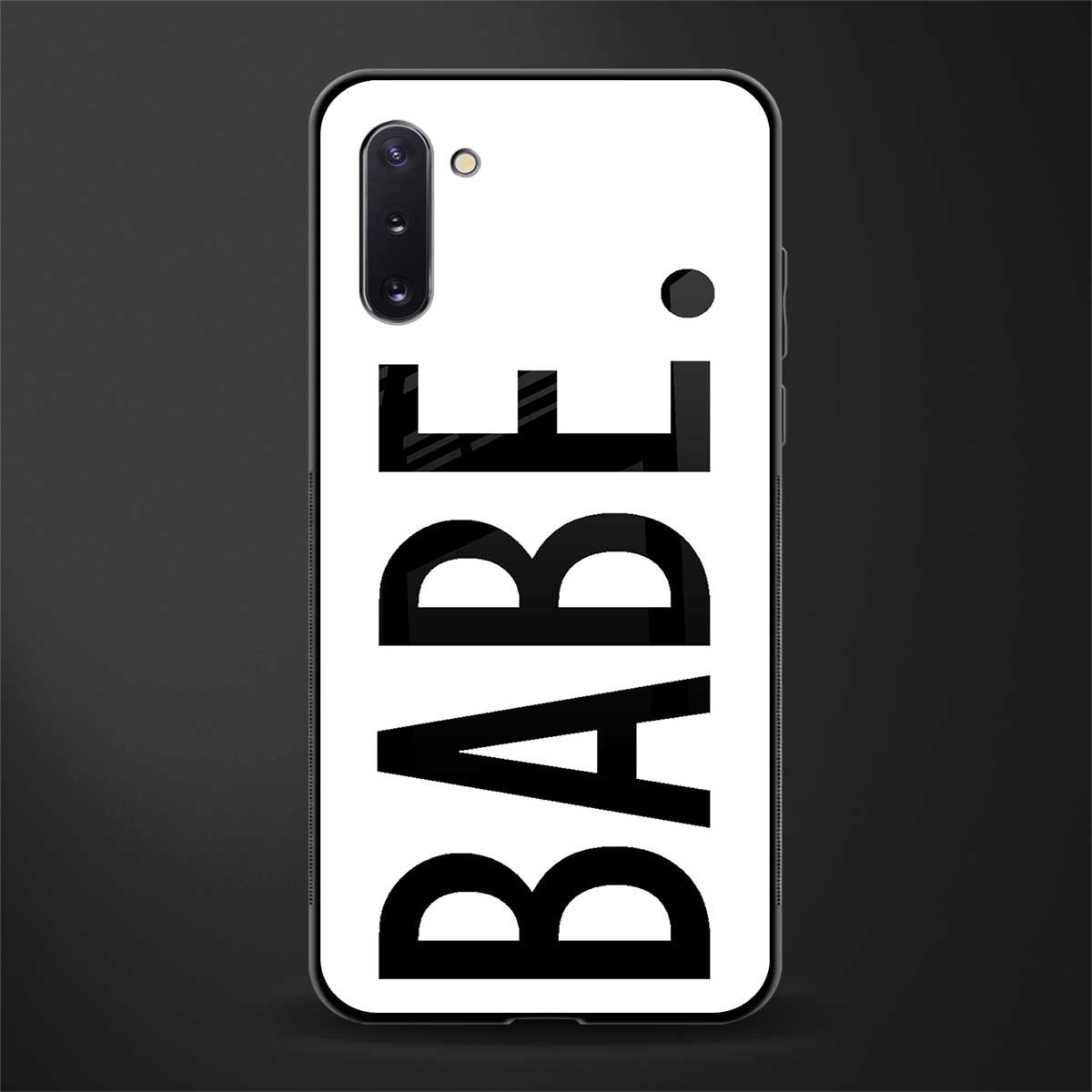 babe glass case for samsung galaxy note 10 image