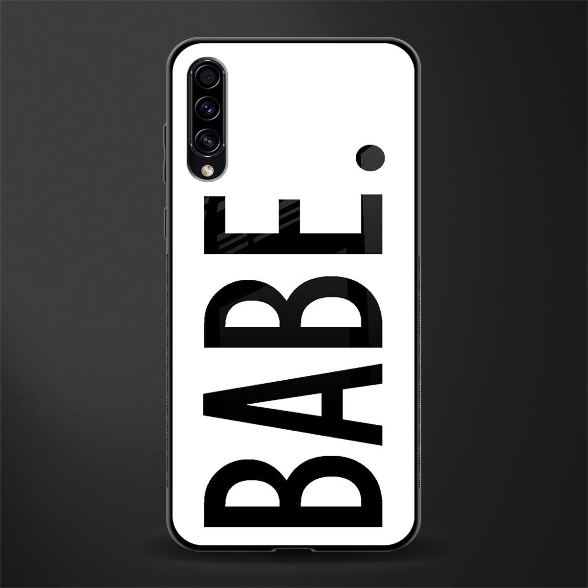 babe glass case for samsung galaxy a70 image