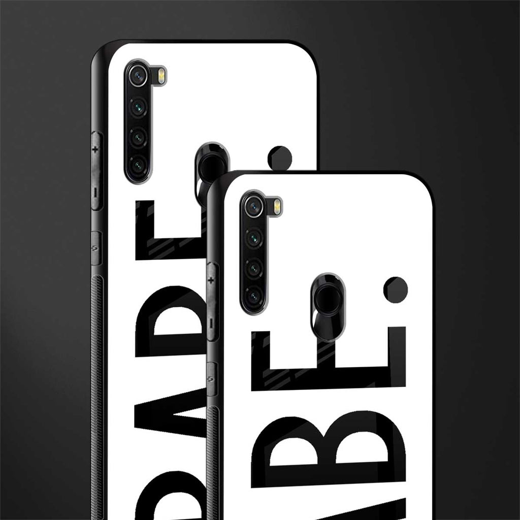 babe glass case for redmi note 8 image-2