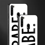 babe glass case for redmi note 8 image-2