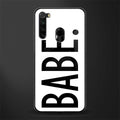 babe glass case for redmi note 8 image