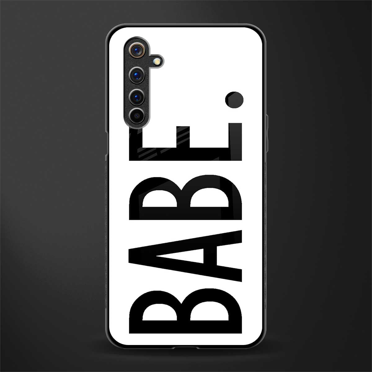 babe glass case for realme 6i image