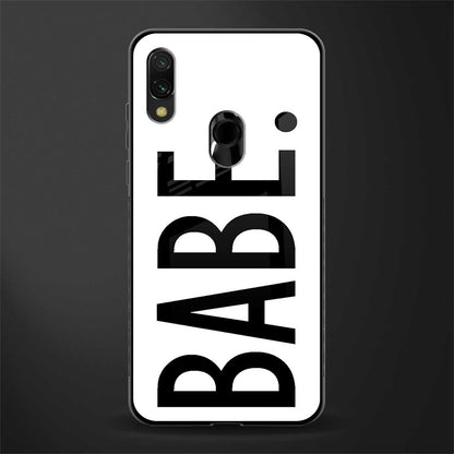 babe glass case for redmi 7redmi y3 image