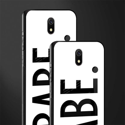 babe glass case for redmi 8a image-2
