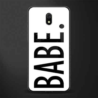 babe glass case for redmi 8a image