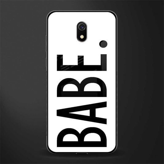 babe glass case for redmi 8a image