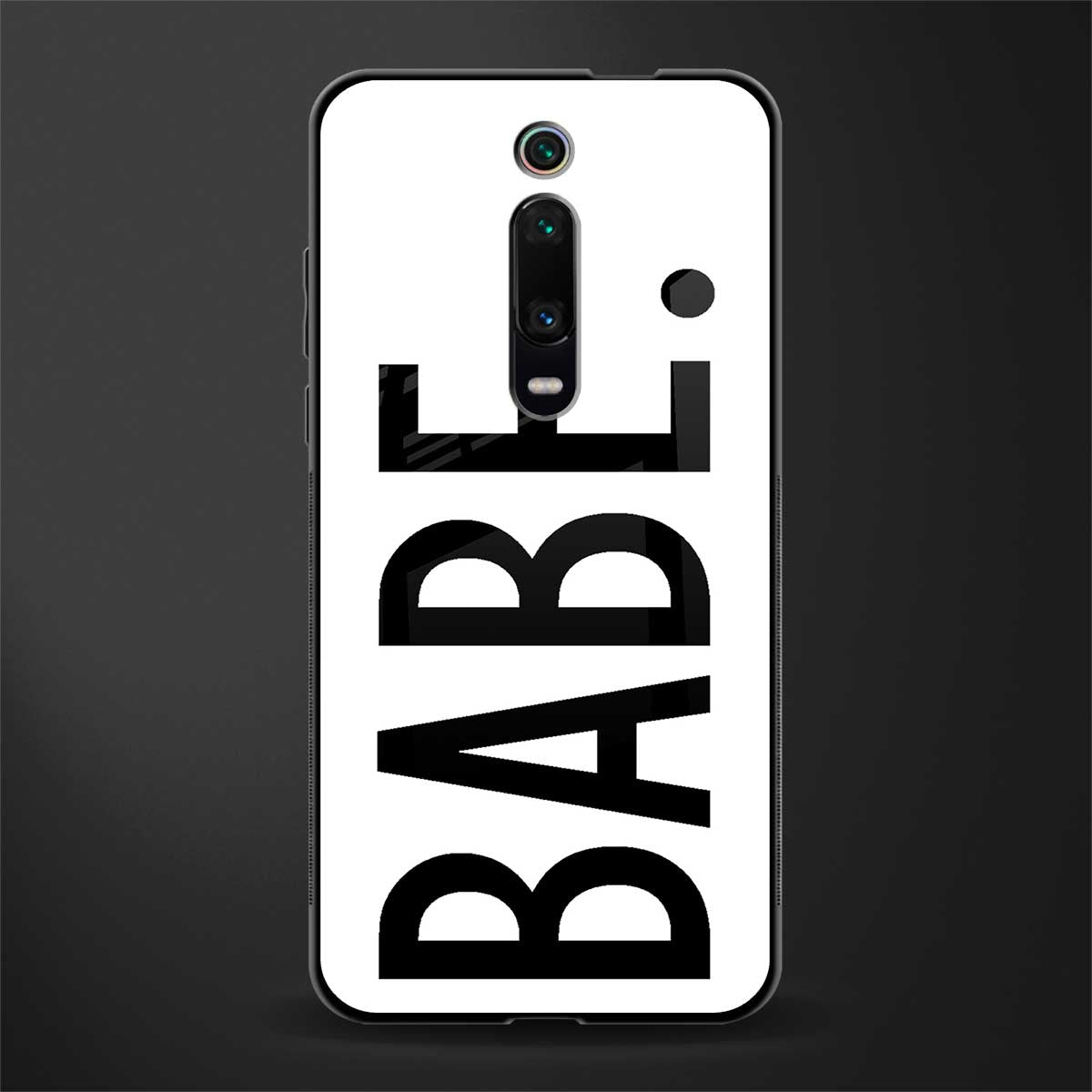babe glass case for redmi k20 pro image