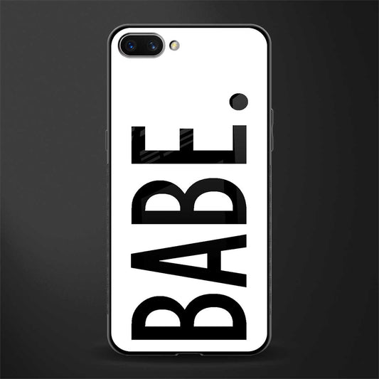 babe glass case for realme c1 image