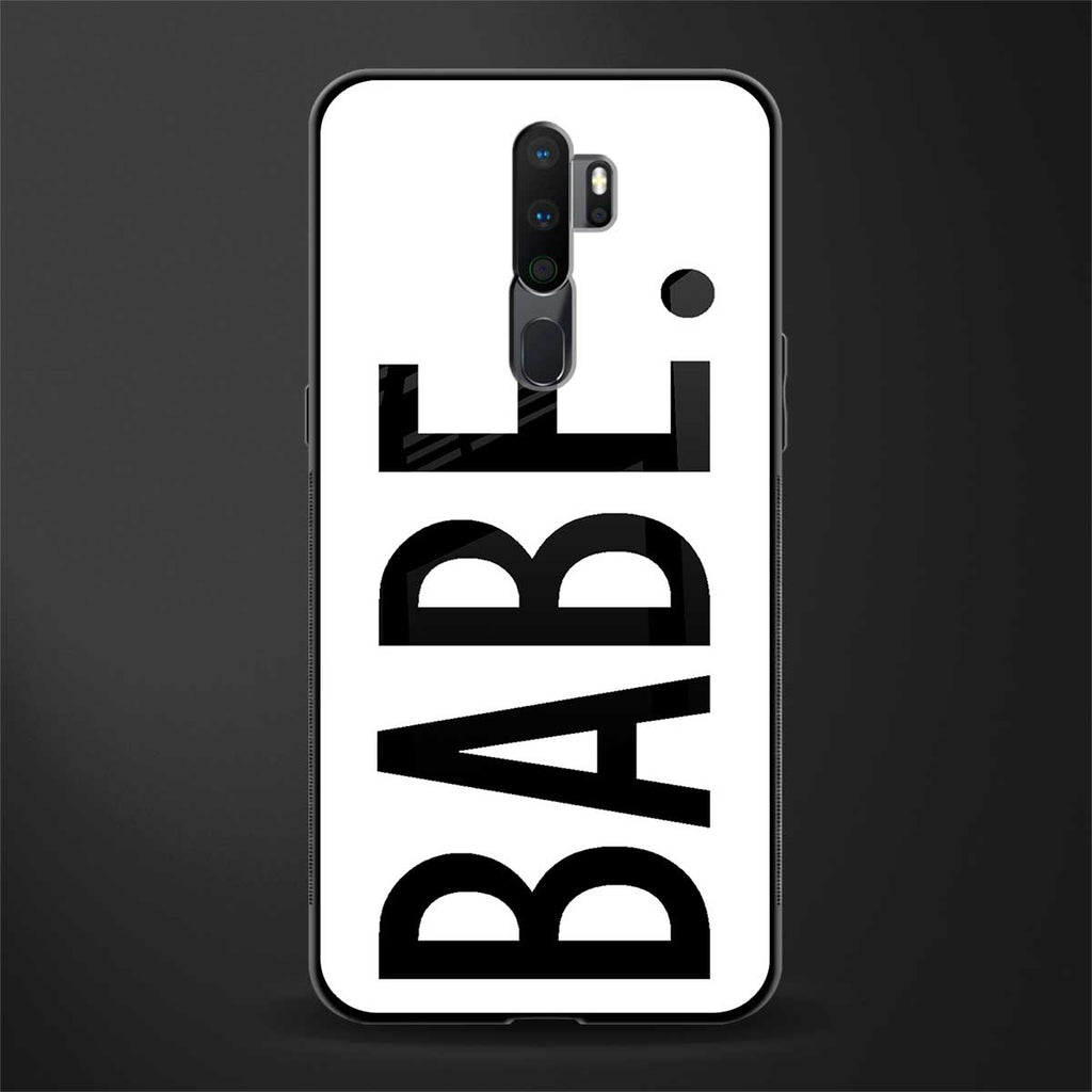 babe glass case for oppo a5 2020 image