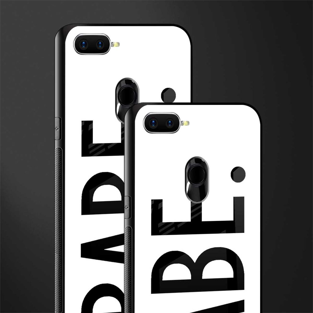 babe glass case for oppo a7 image-2