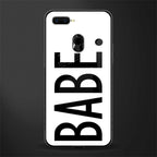 babe glass case for oppo a7 image