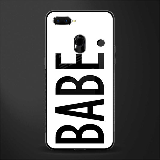 babe glass case for realme u1 image