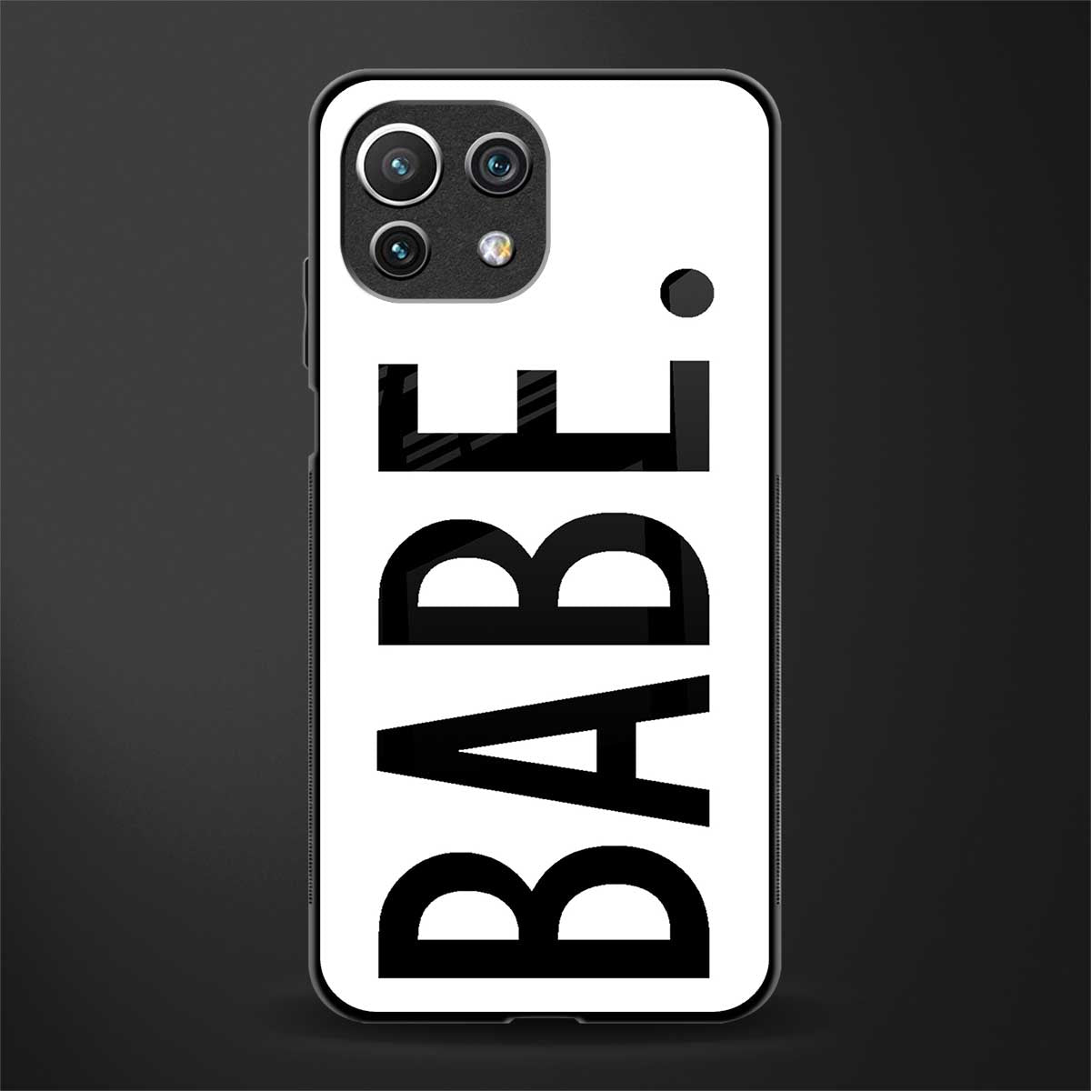 babe glass case for mi 11 lite image