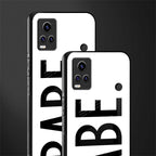 babe back phone cover | glass case for vivo y73