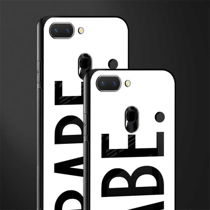 babe glass case for oppo a5 image-2