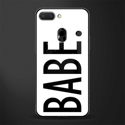 babe glass case for oppo a5 image