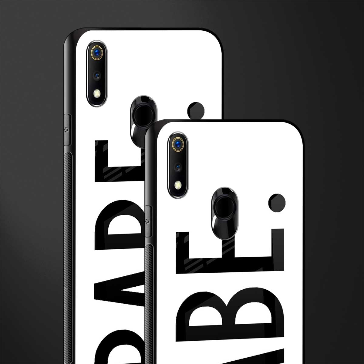 babe glass case for realme 3 pro image-2