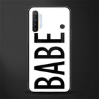 babe glass case for realme x2 image