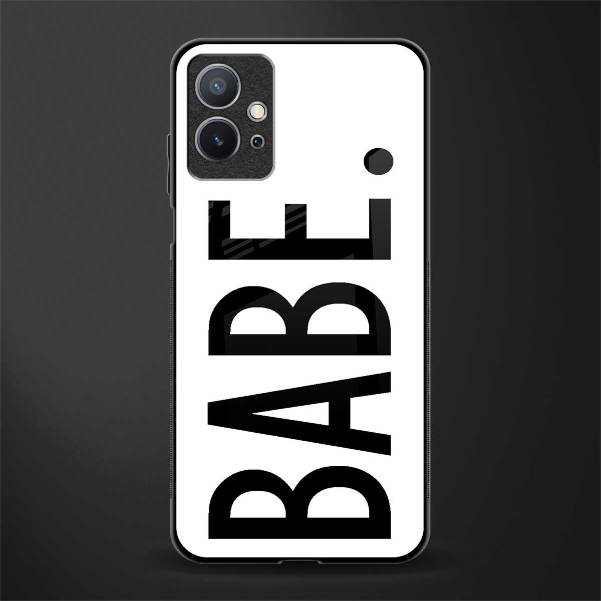 babe glass case for vivo y75 5g image