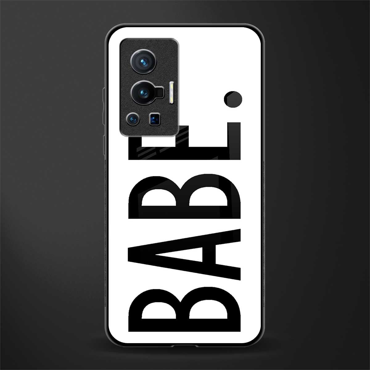 babe glass case for vivo x70 pro image