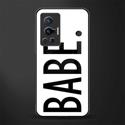 babe glass case for vivo x70 pro image