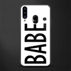 babe glass case for samsung galaxy a20s image