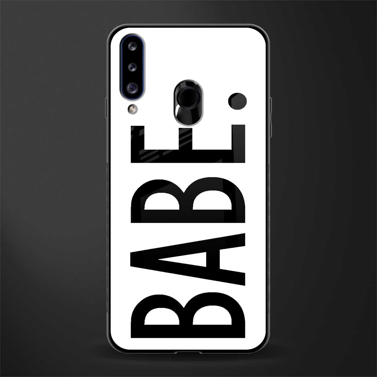 babe glass case for samsung galaxy a20s image