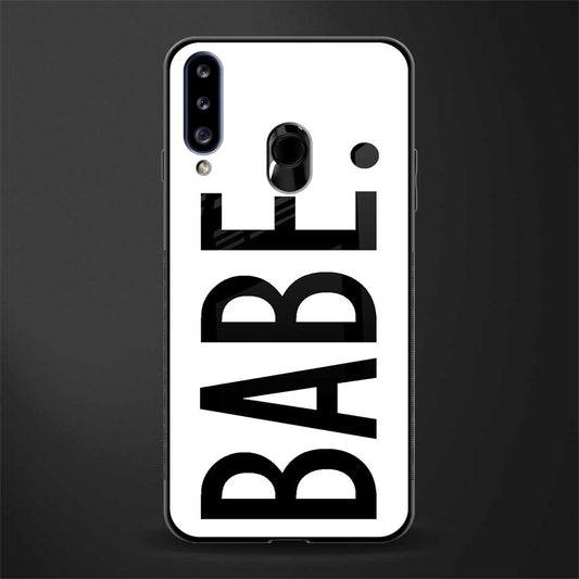 babe glass case for samsung galaxy a20s image