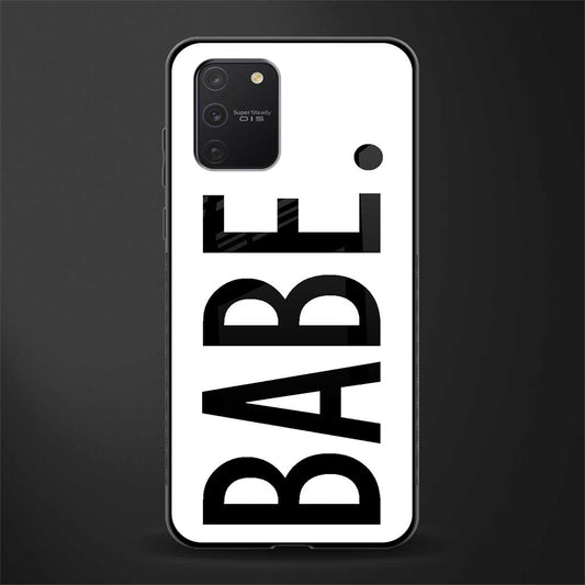 babe glass case for samsung galaxy a91 image