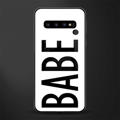 babe glass case for samsung galaxy s10 plus image