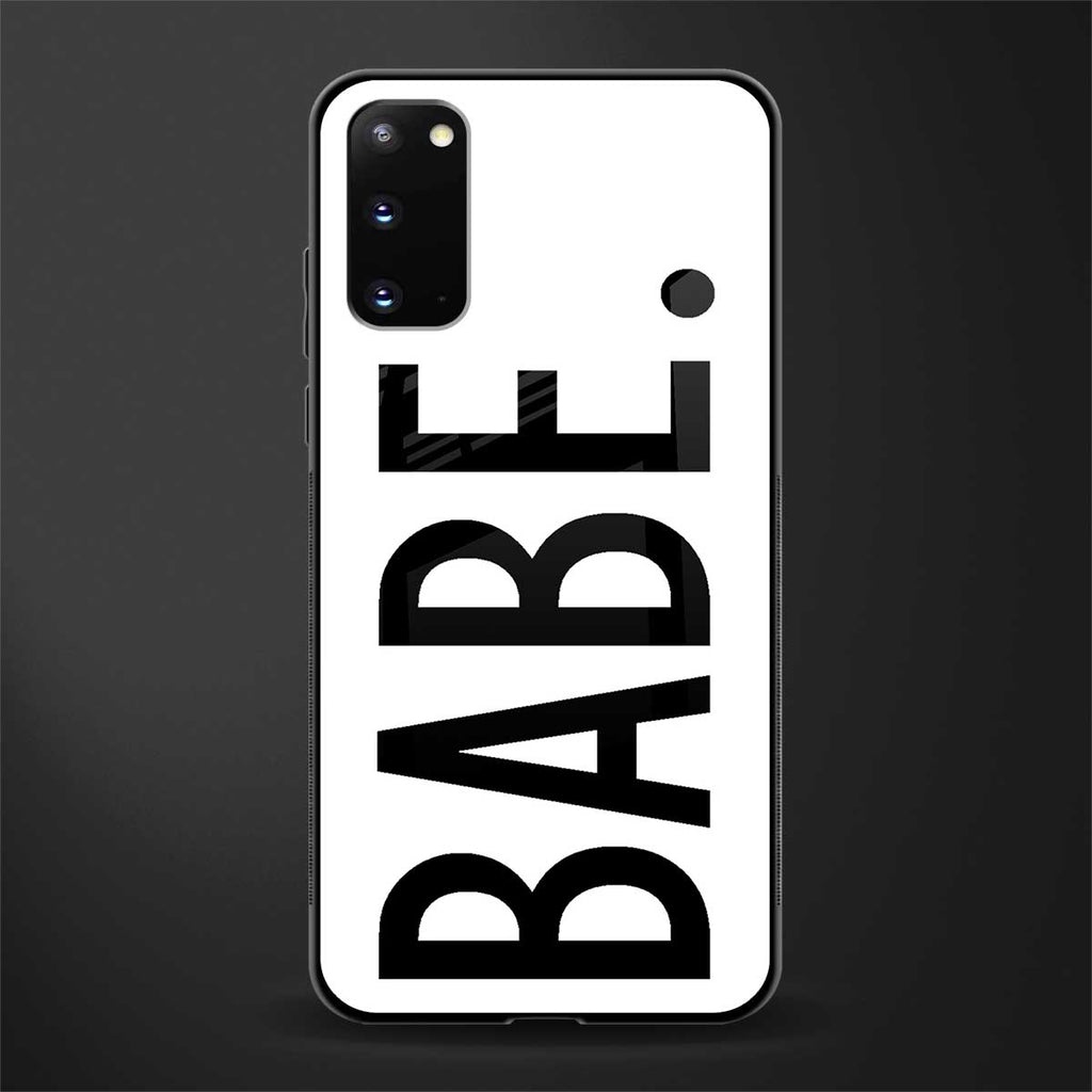 babe glass case for samsung galaxy s20 image