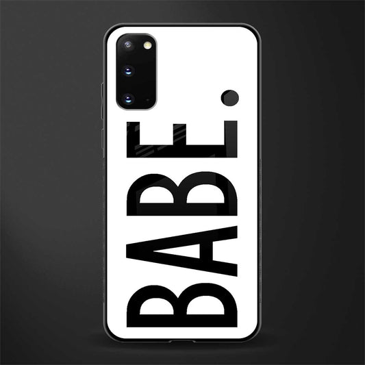 babe glass case for samsung galaxy s20 image