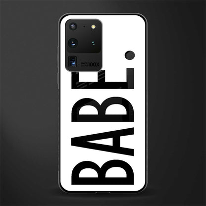 babe glass case for samsung galaxy s20 ultra image