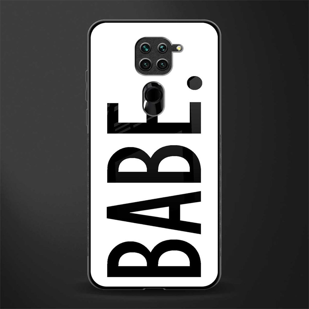babe glass case for redmi note 9 image