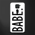 babe glass case for redmi note 9 image