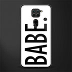 babe glass case for redmi note 9 image