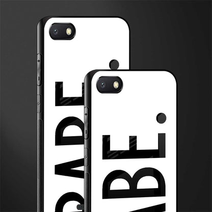 babe glass case for redmi 6a image-2