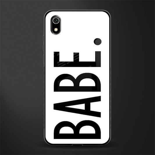 babe glass case for redmi 7a image