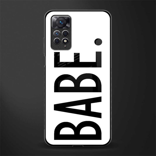 babe glass case for redmi note 11 pro image