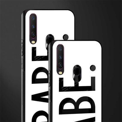 babe glass case for vivo y15 image-2