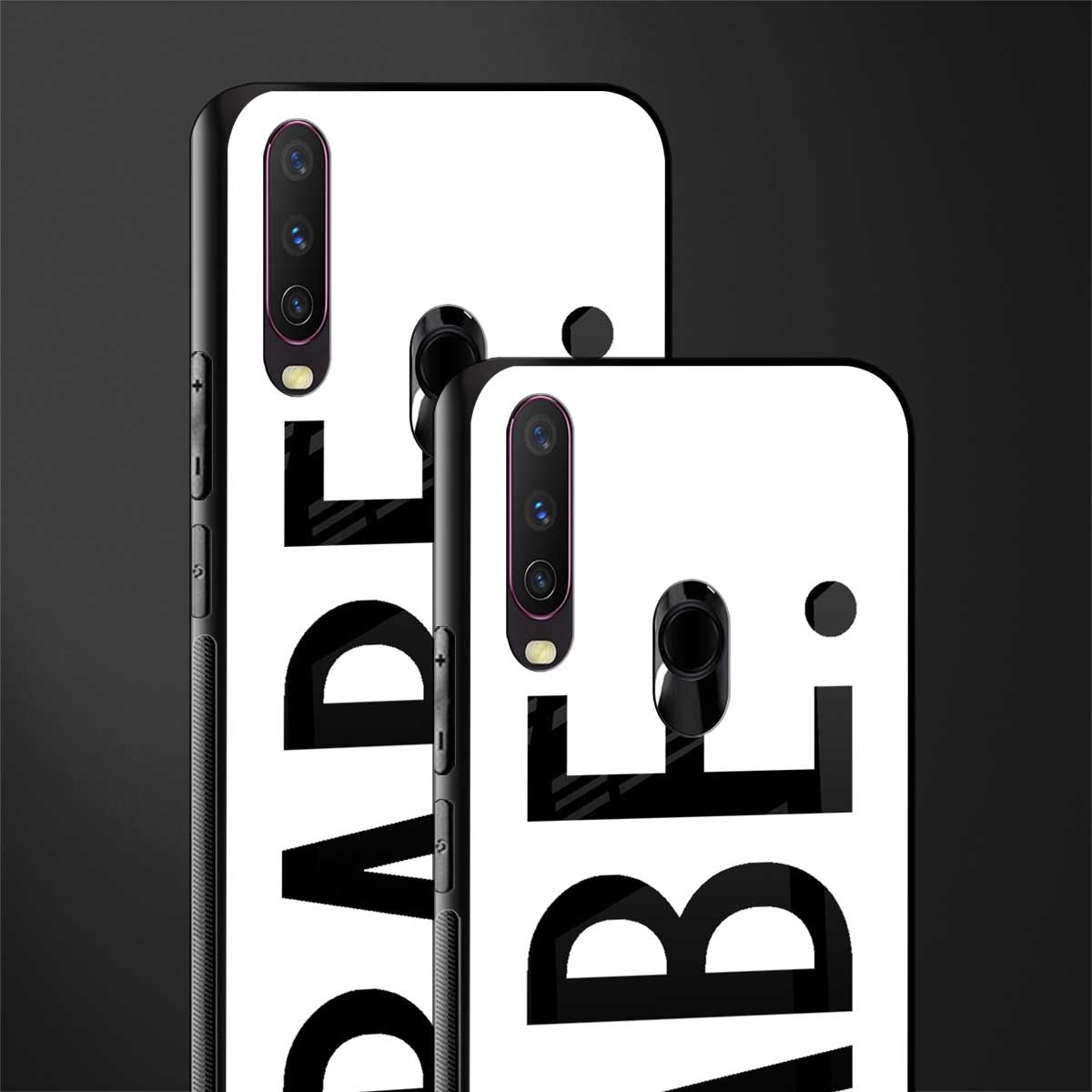 babe glass case for vivo y17 image-2